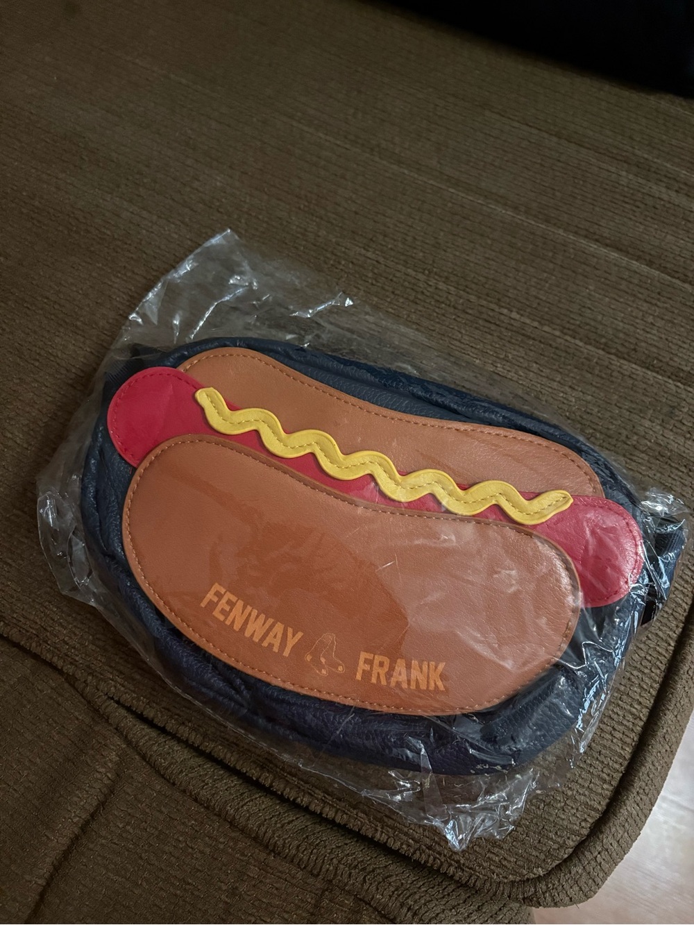 Fenway Park (Red Sox Baseball) Hot Dog Crossbody Bag - Navy, Tan, Red, Yellow